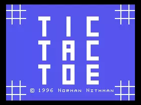 Image n° 1 - titles : Tic Tac Toe by Norman Nithman